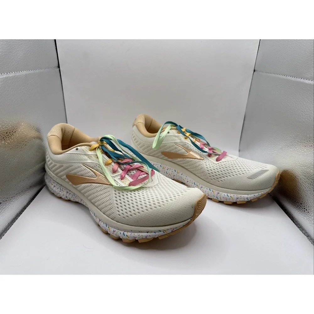 Brooks Women's Size 10 Rainbow Sprinkle Tennis Shoes EXCELLENT! Worn Twice.
